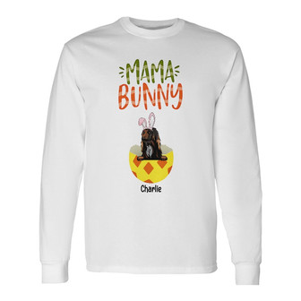 Personalized Easter Mom Bunny Dog Long Sleeve Shirt - Thegiftio UK