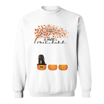 Personalized Fall Halloween Dog Sweatshirt - Thegiftio UK
