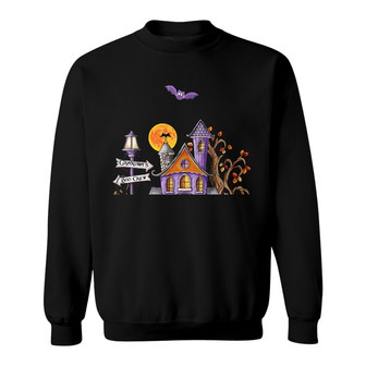 Personalized Fall Halloween Grandma Boo Crew Sweatshirt - Thegiftio UK
