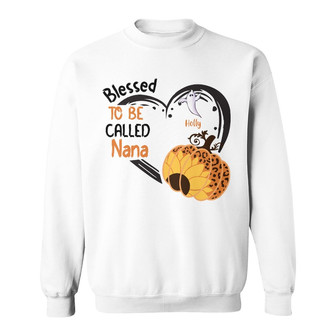Personalized Fall Halloween Grandma Sweatshirt - Thegiftio UK