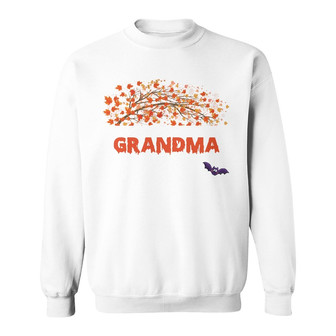 Personalized Fall Halloween Mom Grandma Sweatshirt - Thegiftio UK