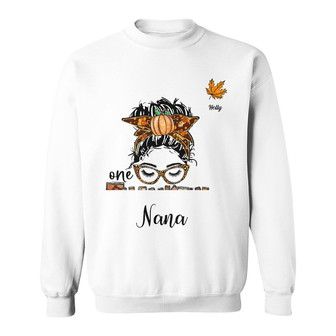 Personalized Fall Halloween Mom Grandma Sweatshirt - Thegiftio UK