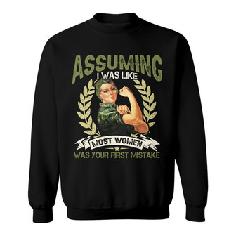 Personalized Female Veteran FD Sweatshirt - Thegiftio UK