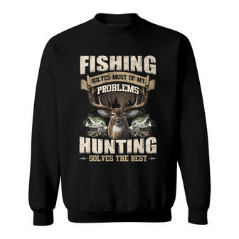 Personalized Fishing And Hunting Sweatshirt - Thegiftio UK