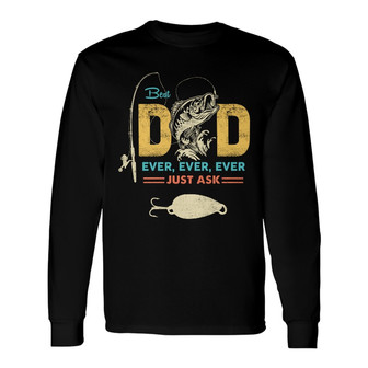Personalized Fishing Dad Grandpa Long Sleeve Shirt - Thegiftio UK
