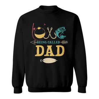 Personalized Fishing Dad Grandpa Love Sweatshirt - Thegiftio UK