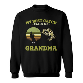 Personalized Fishing Dad Grandpa Sweatshirt - Thegiftio UK