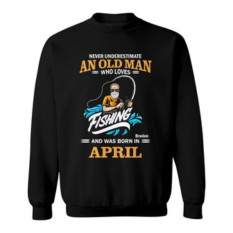 Personalized Fishing Dad Grandpa Sweatshirt - Thegiftio UK