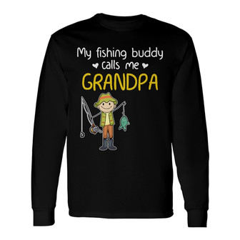 Personalized Fishing Dad Long Sleeve Shirt - Thegiftio UK