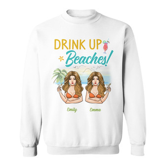 Personalized Friends Beach Sweatshirt - Thegiftio UK