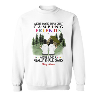 Personalized Friends Camping Sweatshirt - Thegiftio UK