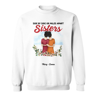 Personalized Friends Connected By Hearts Sweatshirt - Thegiftio UK