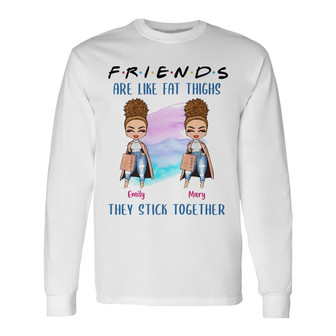 Personalized Friends Long Sleeve Shirt - Thegiftio UK
