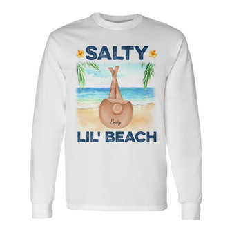 Personalized Friends Salty Lil Beach Long Sleeve Shirt - Thegiftio UK