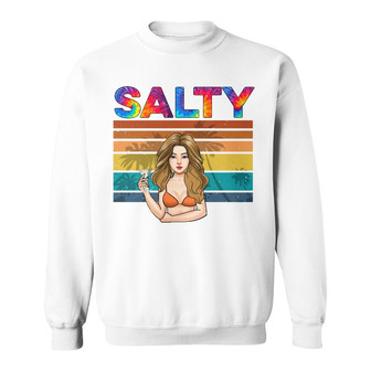 Personalized Friends Salty Lil Beach Sweatshirt - Thegiftio UK