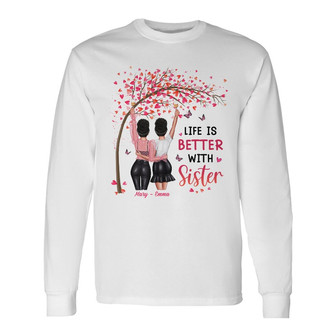 Personalized Friends Sister Long Sleeve Shirt - Thegiftio UK