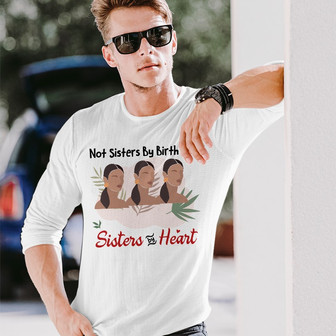 Personalized Friends Sisters By Heart Long Sleeve Shirt - Thegiftio UK