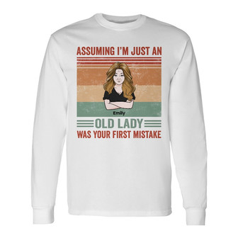 Personalized Friends Your First Mistake Long Sleeve Shirt - Thegiftio UK