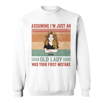 Personalized Friends Your First Mistake Sweatshirt - Thegiftio UK