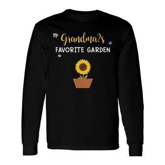 Personalized Garden Mom Grandma Long Sleeve Shirt - Thegiftio UK