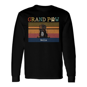 Personalized Grand Paw Dog Long Sleeve Shirt - Thegiftio UK