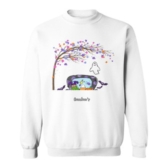 Personalized Grandma Boo Crew Fall Halloween Sweatshirt - Thegiftio UK
