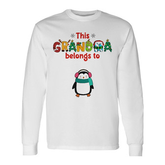 Personalized Grandma Christmas Long Sleeve Shirt - Thegiftio UK