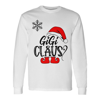 Personalized Grandma Claus Christmas Long Sleeve Shirt - Thegiftio UK
