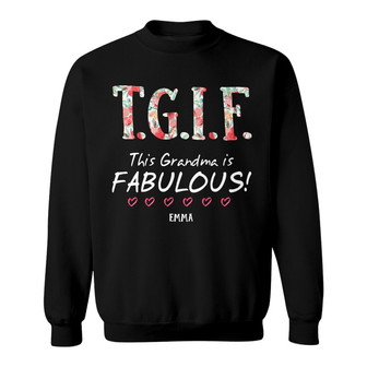 Personalized Grandma Fabulous Sweatshirt - Thegiftio UK