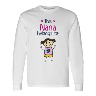 Personalized Grandma Grandpa Belongs Long Sleeve Shirt - Thegiftio UK