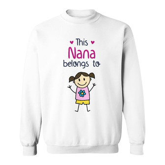 Personalized Grandma Grandpa Belongs Sweatshirt - Thegiftio UK