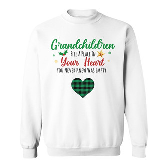 Personalized Grandma Grandpa Heart Sweatshirt - Thegiftio UK