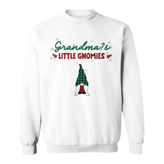 Personalized Grandma Little Gnomies Christmas Sweatshirt - Thegiftio UK