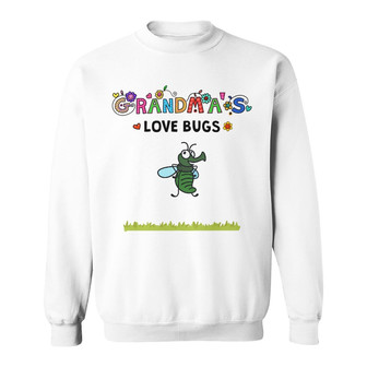 Personalized Grandma Love Bugs Sweatshirt - Thegiftio UK