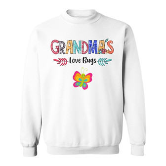 Personalized Grandma Love Bugs Sweatshirt - Thegiftio UK
