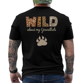 Personalized Grandma Mom Back Print T-Shirt - Thegiftio UK