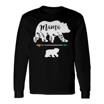 Personalized Grandma Mom Bear Long Sleeve Shirt - Thegiftio UK