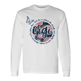 Personalized Grandma Mom Long Sleeve Shirt - Thegiftio UK