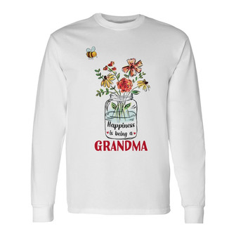 Personalized Grandma Mom Long Sleeve Shirt - Thegiftio UK