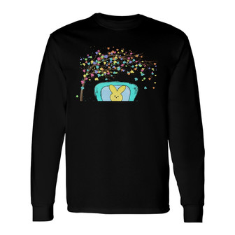 Personalized Grandma Peeps Easter Dark Long Sleeve Shirt - Thegiftio UK