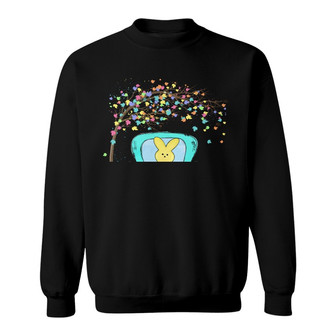 Personalized Grandma Peeps Easter Dark Sweatshirt - Thegiftio UK