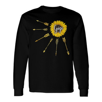 Personalized Grandma Sunflower Long Sleeve Shirt - Thegiftio UK