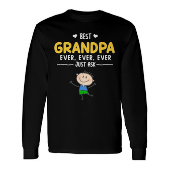 Personalized Grandpa Dad Long Sleeve Shirt - Thegiftio UK