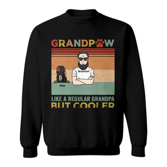 Personalized Grandpaw Dog Sweatshirt - Thegiftio UK