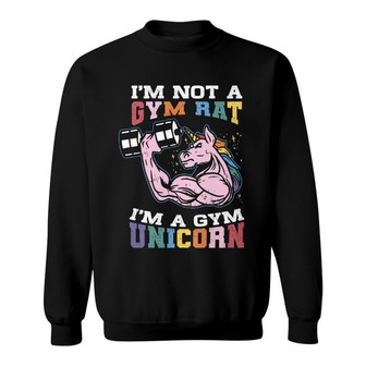 Personalized Gym Unicorn Sweatshirt - Thegiftio UK
