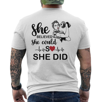 Personalized Gym Women White Back Print T-Shirt - Thegiftio UK