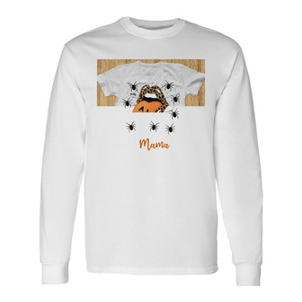 Personalized Halloween Fall Grandma Mom Long Sleeve Shirt - Thegiftio UK