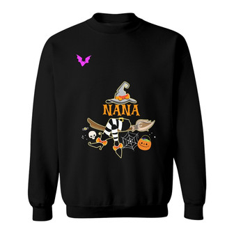 Personalized Halloween Grandma Witch Sweatshirt - Thegiftio UK