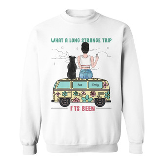 Personalized Hippie Dog Sweatshirt - Thegiftio UK