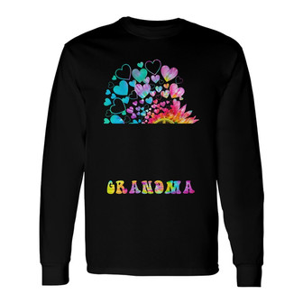 Personalized Hippie Mom Grandma Long Sleeve Shirt - Thegiftio UK